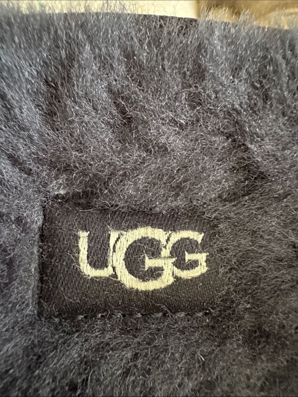 UGG Cozette Women's Grey Plush Slide Slippers - Picture 2 of 6